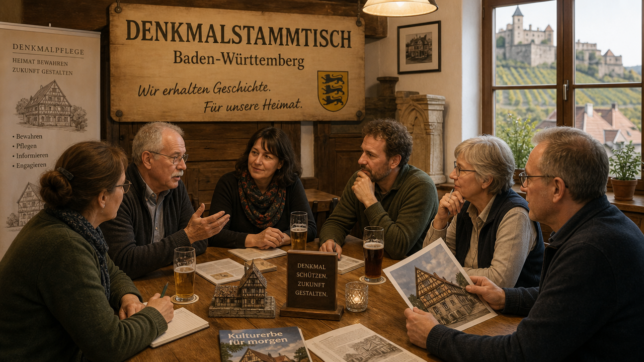 Weitere Denkmalstammtische in BW